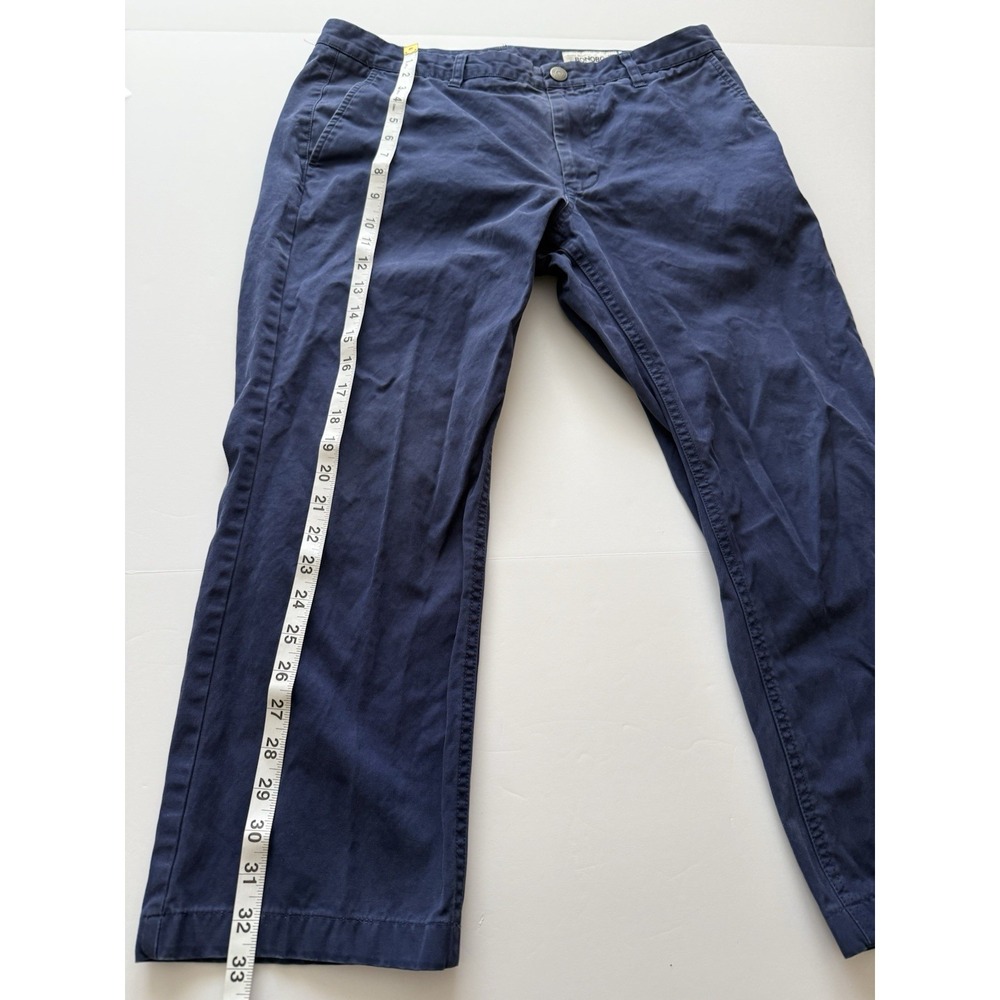 Bonobos Men's Chino Pants 34x34 Slim Fit Blue Casual Cotton See Description - Picture 12 of 15